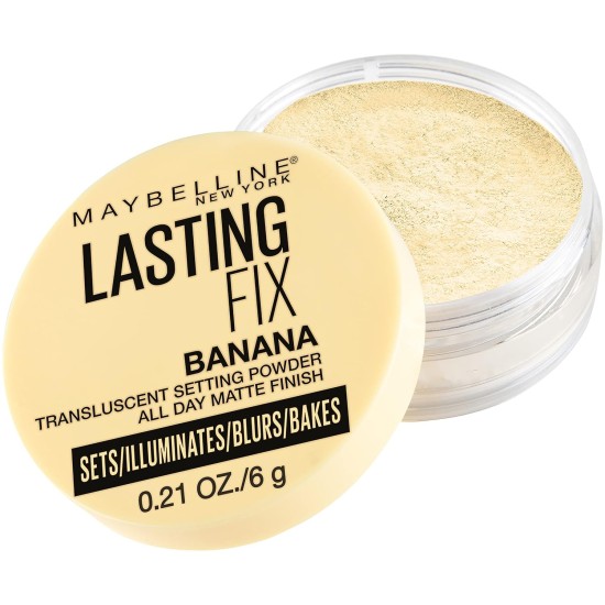 MAYBELLINE POLVO SUELTO LASTIN FIX BANANA 6480