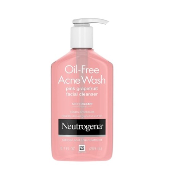 NEUTROGENA ACNE WASH OIL-FREE PINK GRAPEFRUIT FACIAL CLEANSER 269ML 3697