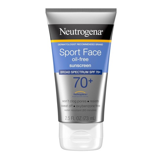 NEUTROGENA SUNSCREEN SPORT FACE OIL-FREE SPF70 73ML 0258