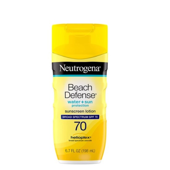 NEUTROGENA SUNSCREEN LOTION BEACH DEFENSE SPF70 198ML 2726