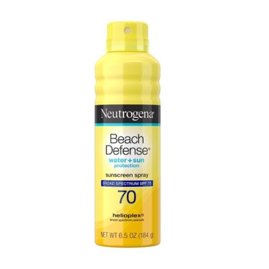 NEUTROGENA BEACH DEFENSE SUNSCREEN SPRAY SPF70 184G 2740