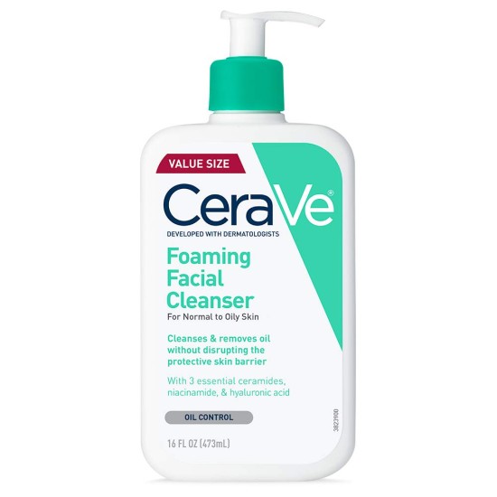 CERAVE FOAMING FACIAL CLEANSER 473ML 7705