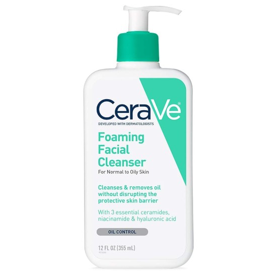 CERAVE FOAMING FACIAL CLEANSER 355ML 7750