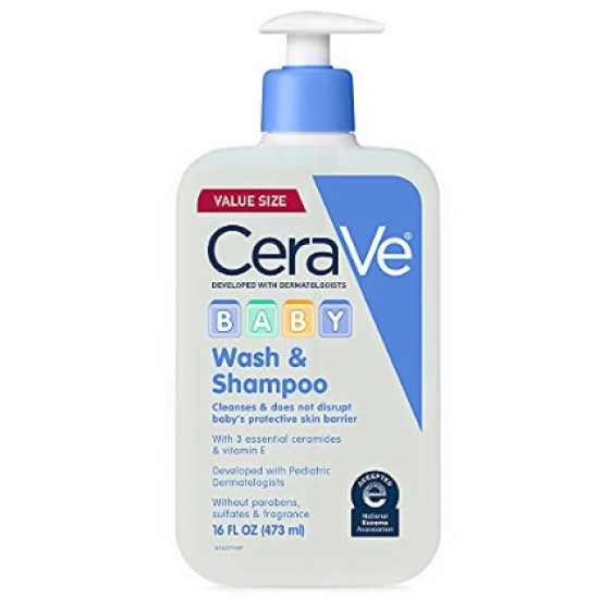 CERAVE BABY WASH & SHAMP 473ML 8991