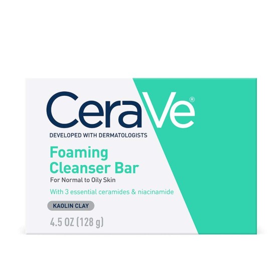 CERAVE FOAMING CLEANSER BAR 128GR 9554