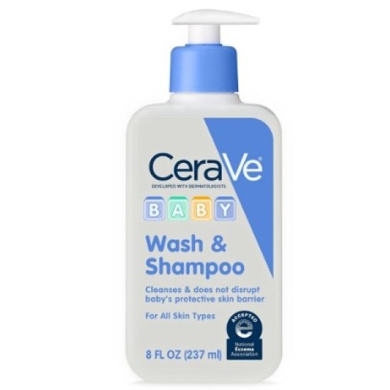 CERAVE BABY WASH & SHAMP 237ML 0192