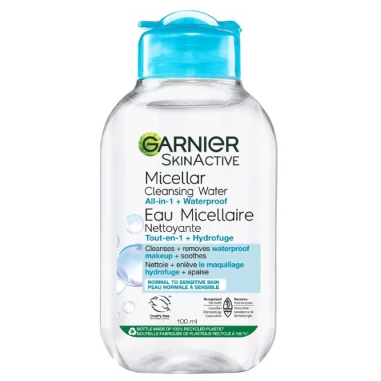 GARNIER SKINACT MICELLAR WATER ALL-IN-1 WATERPROOF 100ML 4514