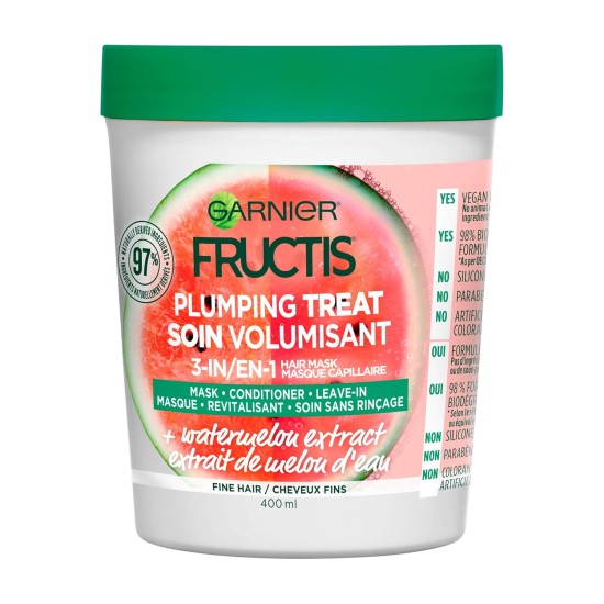 GARNIER FRUCTIS MASK PLUMPING WATERMELON 400ML 9853