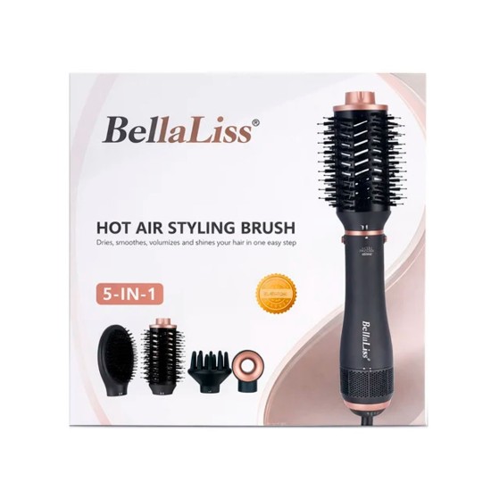 BELLALISS CEPILLO SECADOR 5 EN 1 DORADO 8737