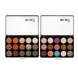 DOLCE BELLA PALETA DE SOMBRAS 15 TONOS GB1508