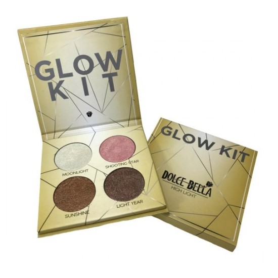 DOLCE BELLA PALETA ILUMINADOR GLOW KIT