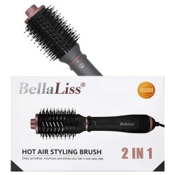 BELLALISS CEPILLO SECADOR 2 EN 1 DORADO 1194
