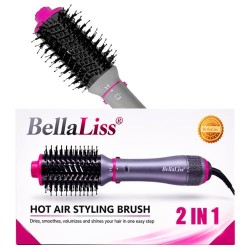 BELLALISS CEPILLO SECADOR 2 EN 1 FUCSIA 1201